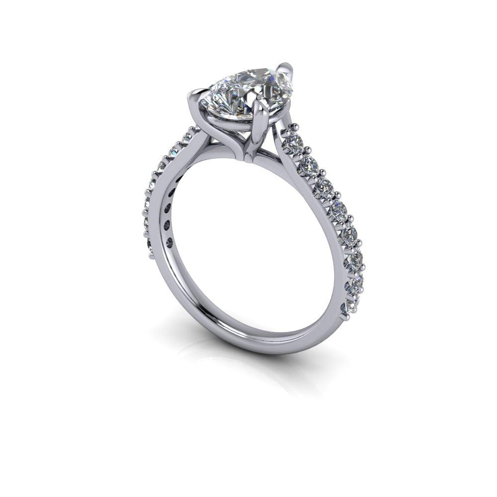 925 Silver Engagement Ring Bel Viaggio Designs, LLC