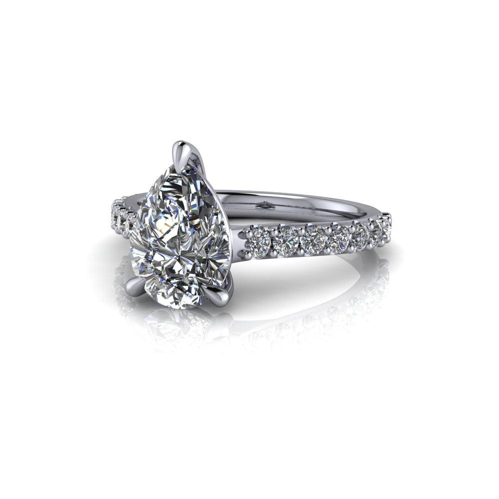 925 Silver Engagement Ring Bel Viaggio Designs, LLC