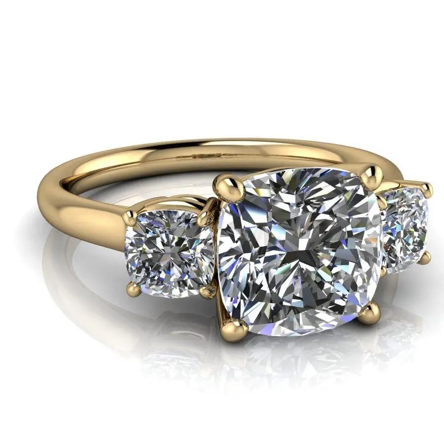 10kt yellow gold Engagement Ring Bel Viaggio Designs, LLC