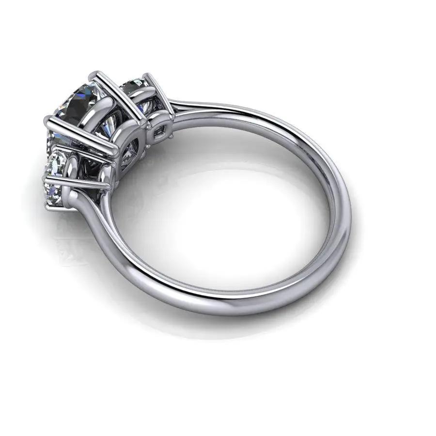 925 Silver Engagement Ring Bel Viaggio Designs, LLC