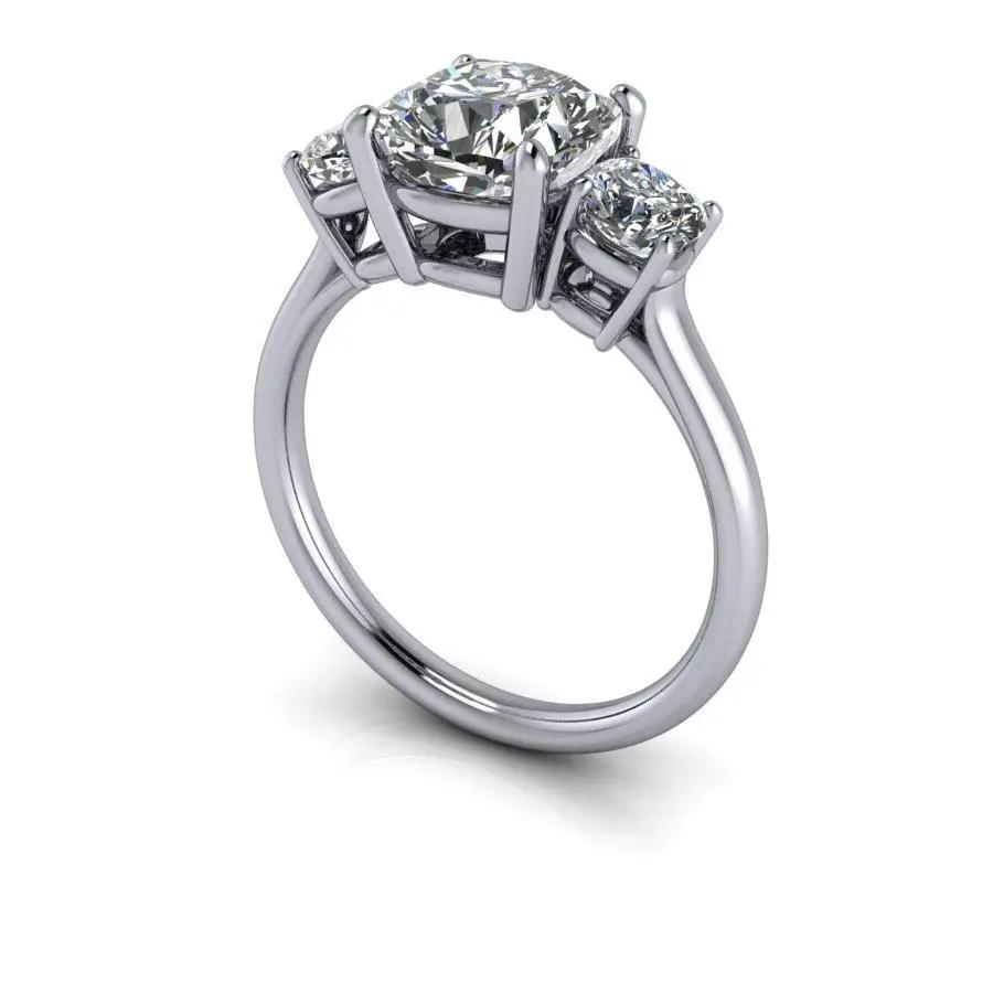 925 Silver Engagement Ring Bel Viaggio Designs, LLC