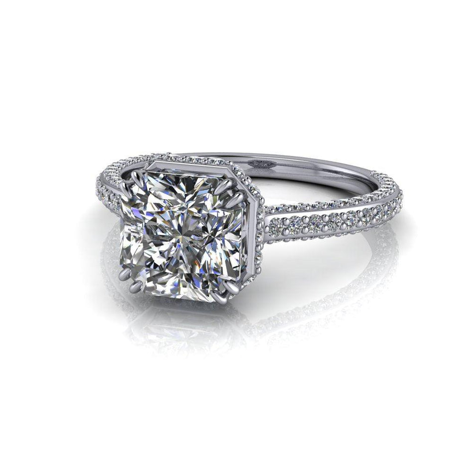 925 Silver Engagement Ring Bel Viaggio Designs, LLC