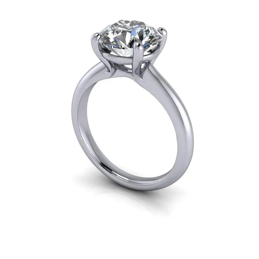 925 Silver Engagement Ring Bel Viaggio Designs, LLC