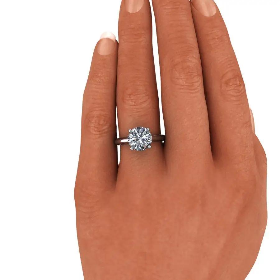 925 Silver Engagement Ring Bel Viaggio Designs, LLC