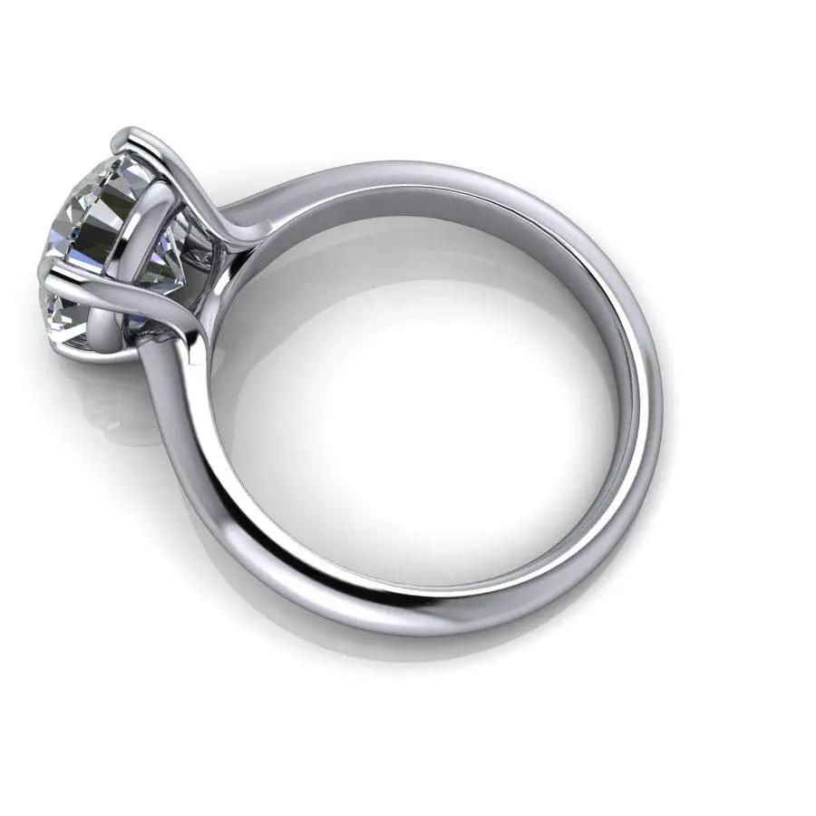 10kt white gold Engagement Ring Bel Viaggio Designs, LLC