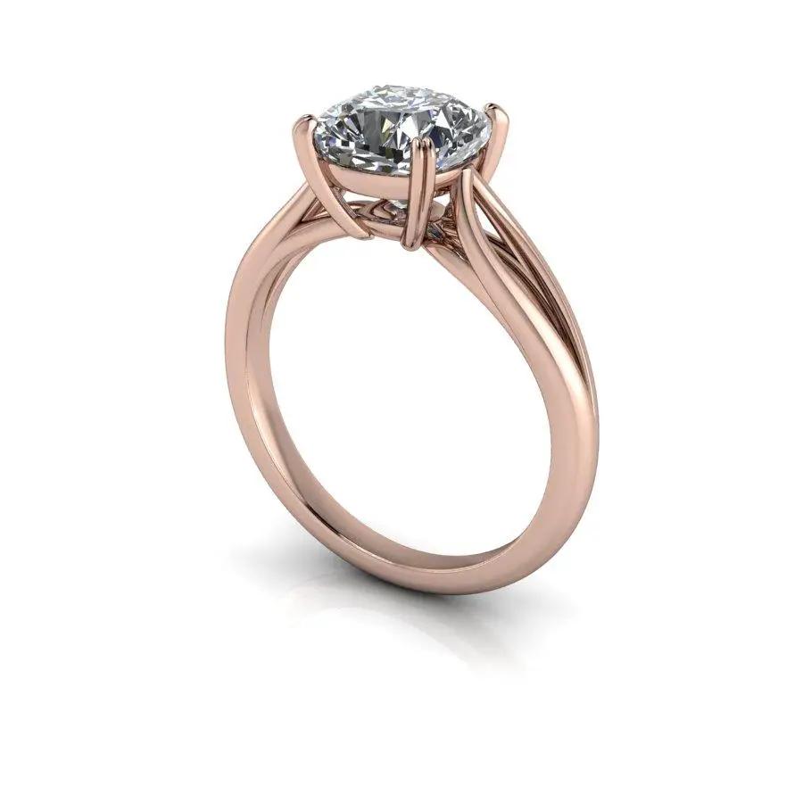 10kt rose gold Engagement Ring Bel Viaggio Designs, LLC