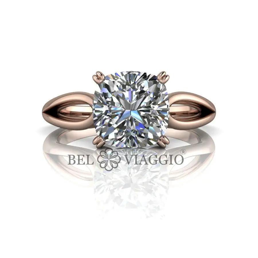 14kt rose gold Engagement Ring Bel Viaggio Designs, LLC