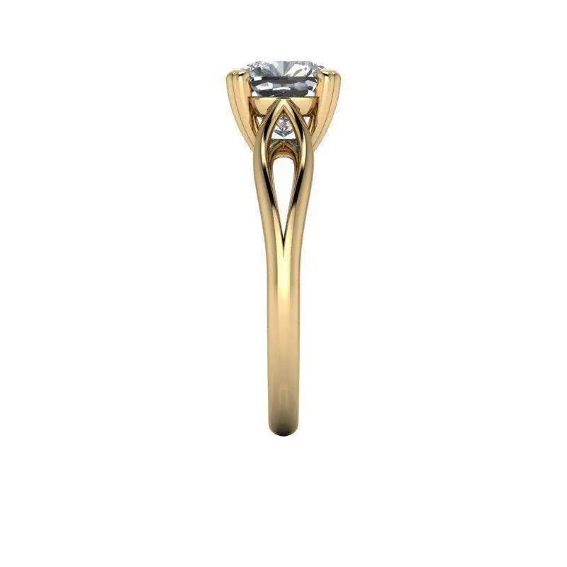 10kt yellow gold Engagement Ring Bel Viaggio Designs, LLC