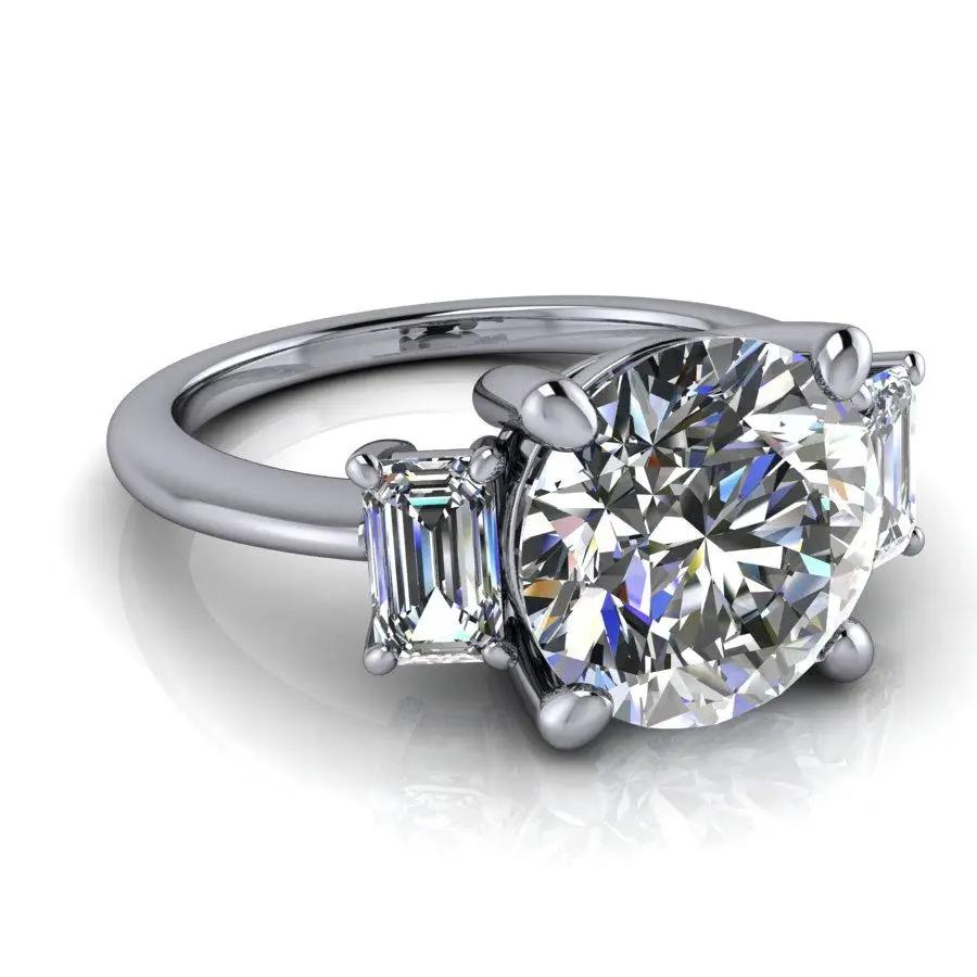 925 Silver Engagement Ring Bel Viaggio Designs, LLC