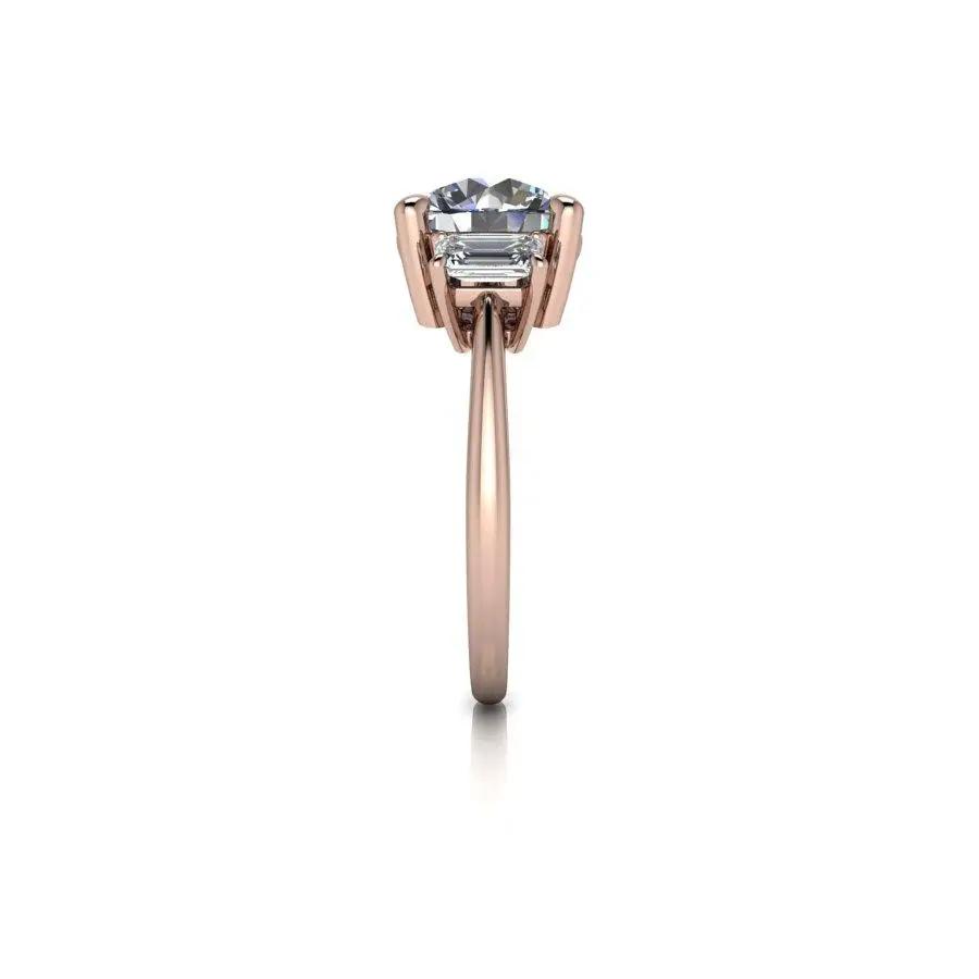 10kt rose gold Engagement Ring Bel Viaggio Designs, LLC