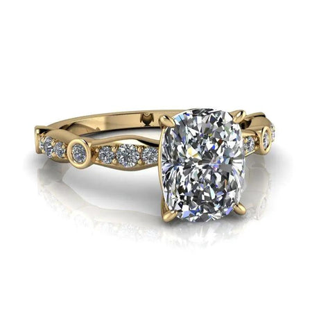 10kt yellow gold Engagement Ring Bel Viaggio Designs, LLC