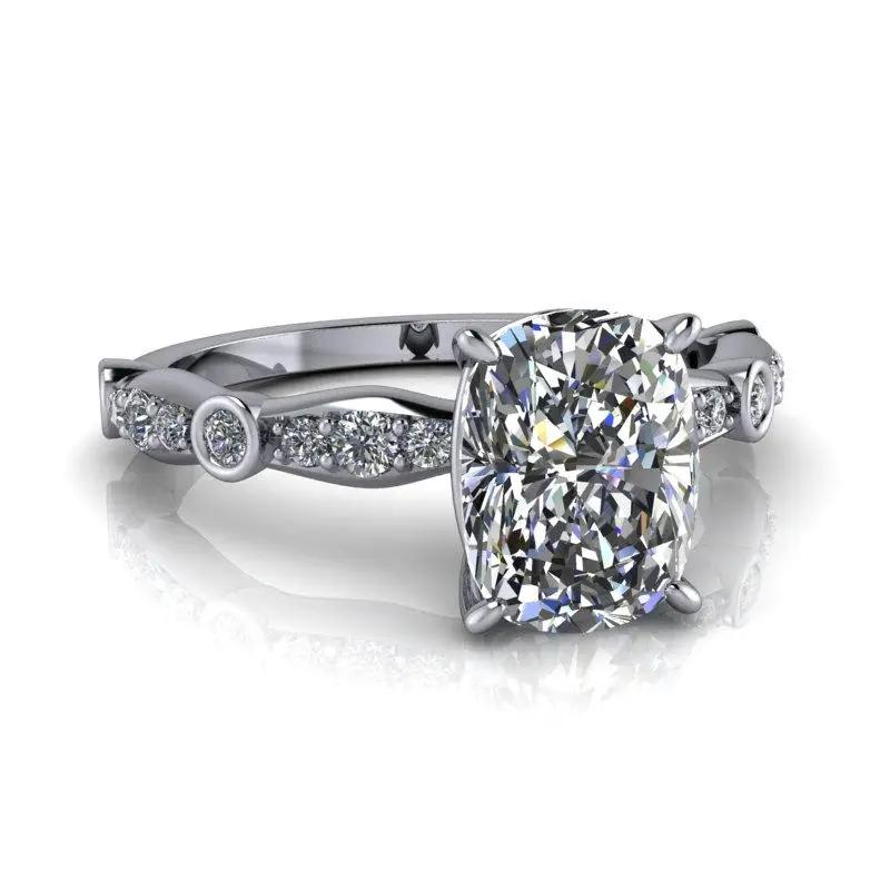 925 Silver Engagement Ring Bel Viaggio Designs, LLC