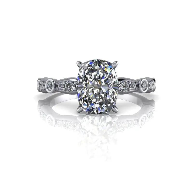 925 Silver Engagement Ring Bel Viaggio Designs, LLC