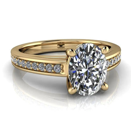 10kt yellow gold Engagement Ring Bel Viaggio Designs, LLC