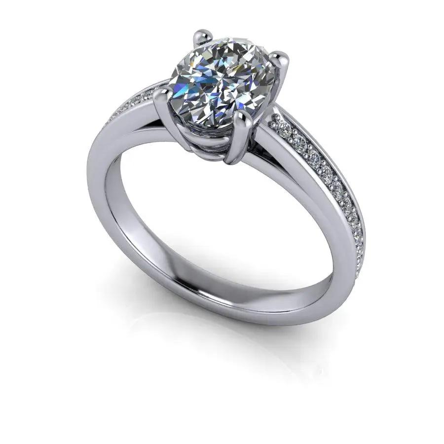 925 Silver Engagement Ring Bel Viaggio Designs, LLC