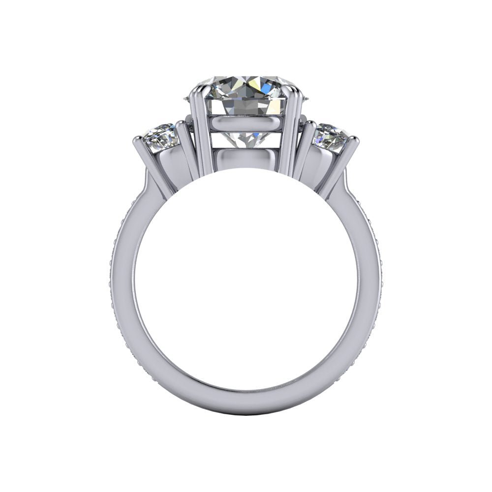 10kt white gold Engagement Ring Bel Viaggio Designs, LLC