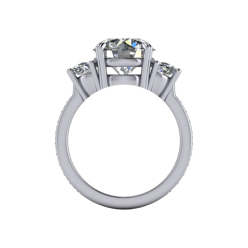 10kt white gold Engagement Ring Bel Viaggio Designs, LLC