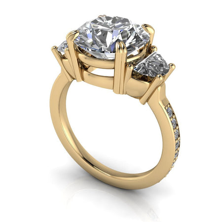 10kt yellow gold Engagement Ring Bel Viaggio Designs, LLC