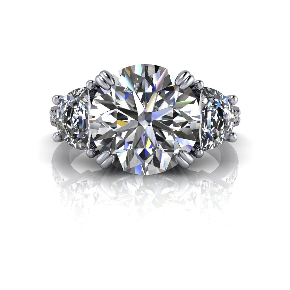 10kt white gold Engagement Ring Bel Viaggio Designs, LLC