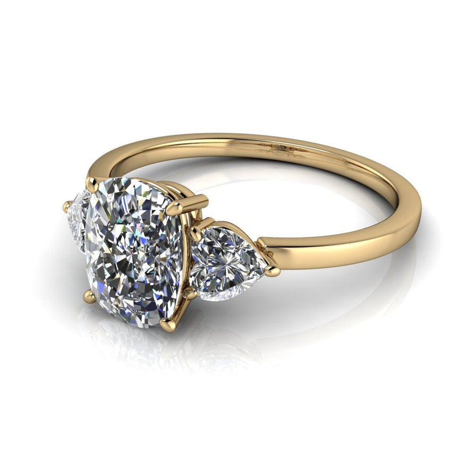 10kt yellow gold Engagement Ring Bel Viaggio Designs, LLC