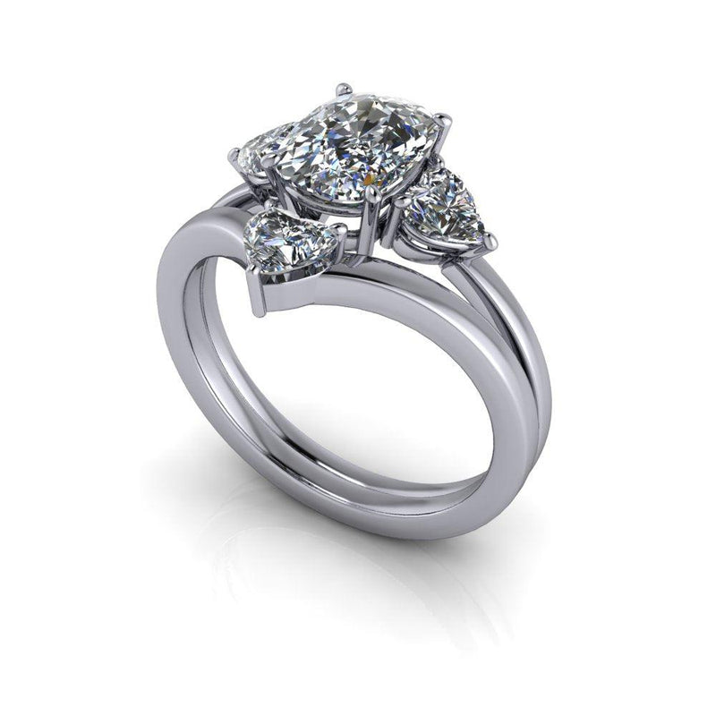 925 Silver Engagement Ring Bel Viaggio Designs, LLC