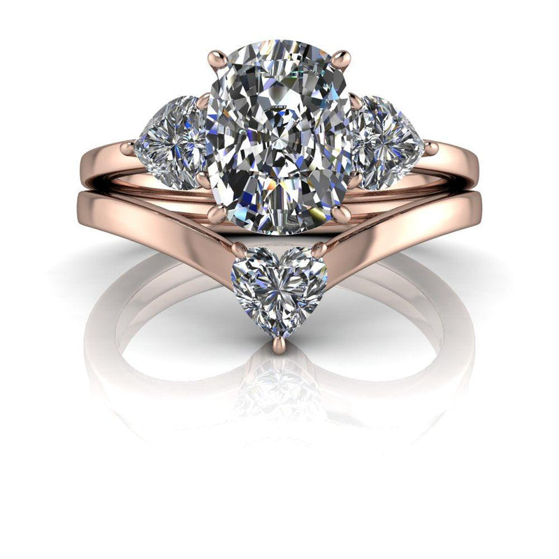 10kt rose gold Engagement Ring Bel Viaggio Designs, LLC