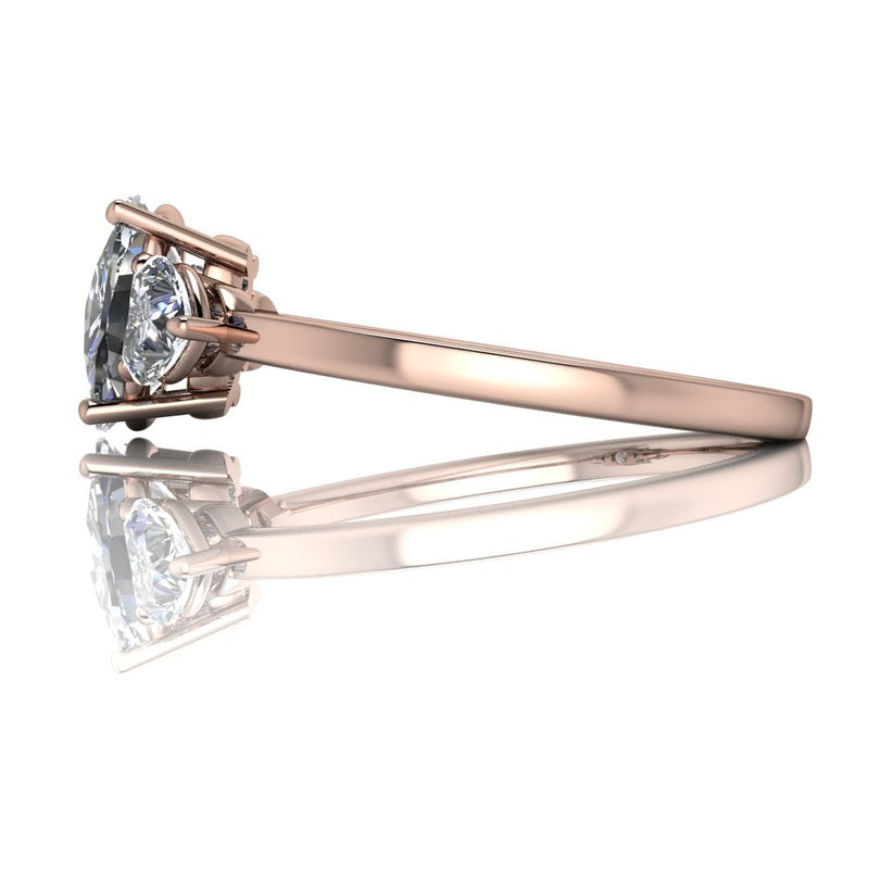 14kt rose gold Engagement Ring Bel Viaggio Designs, LLC