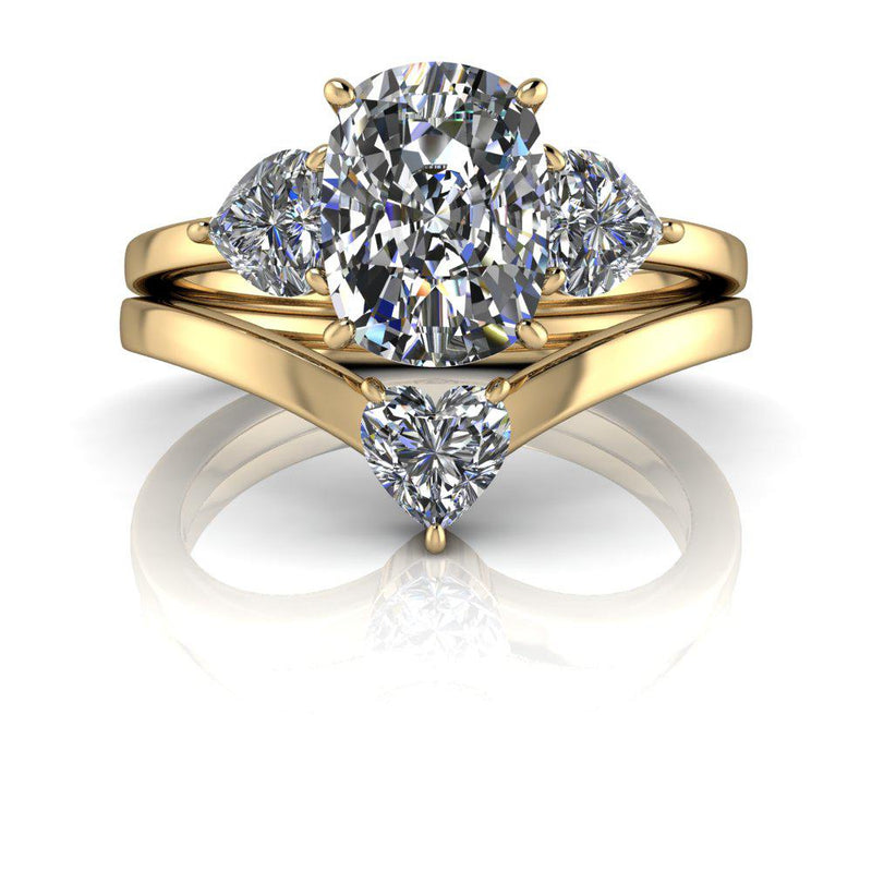 10kt yellow gold Engagement Ring Bel Viaggio Designs, LLC