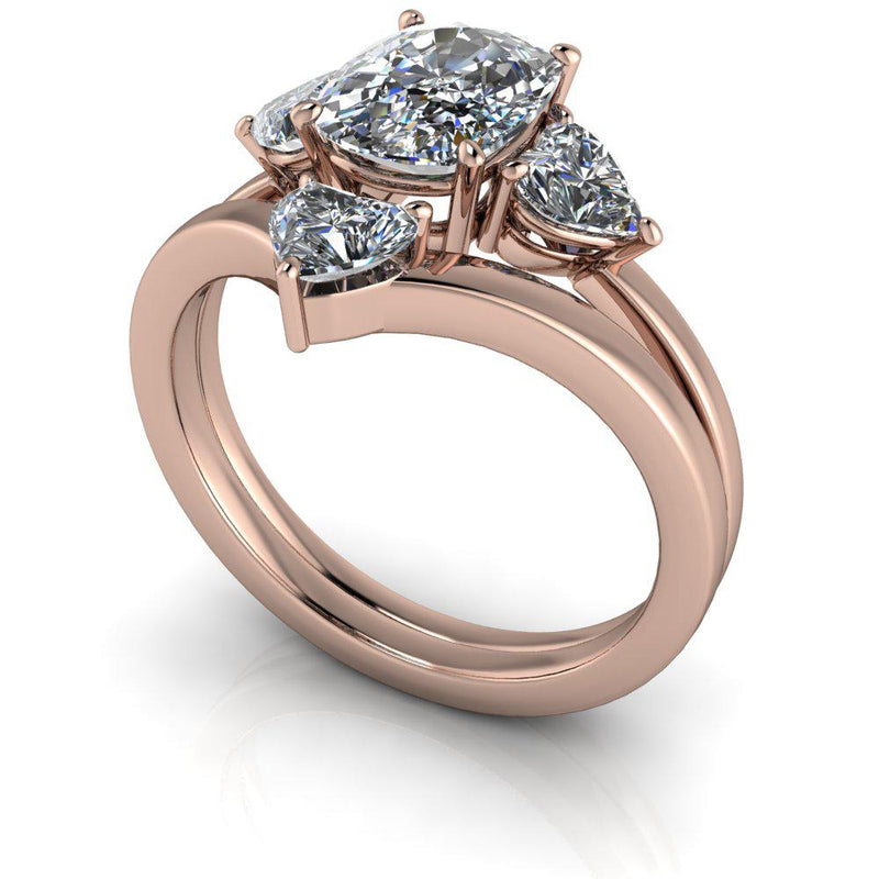 14kt rose gold Engagement Ring Bel Viaggio Designs, LLC