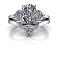 10kt white gold Engagement Ring Bel Viaggio Designs, LLC