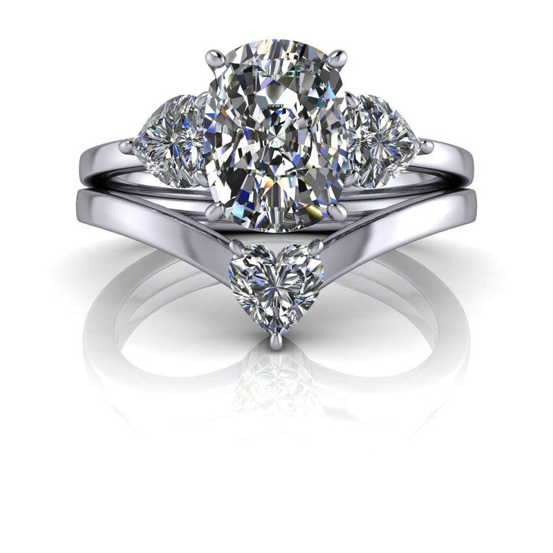 10kt white gold Engagement Ring Bel Viaggio Designs, LLC