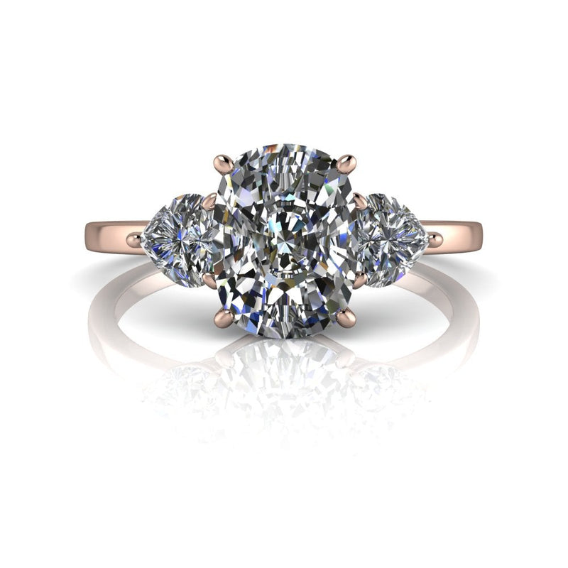 14kt rose gold Engagement Ring Bel Viaggio Designs, LLC