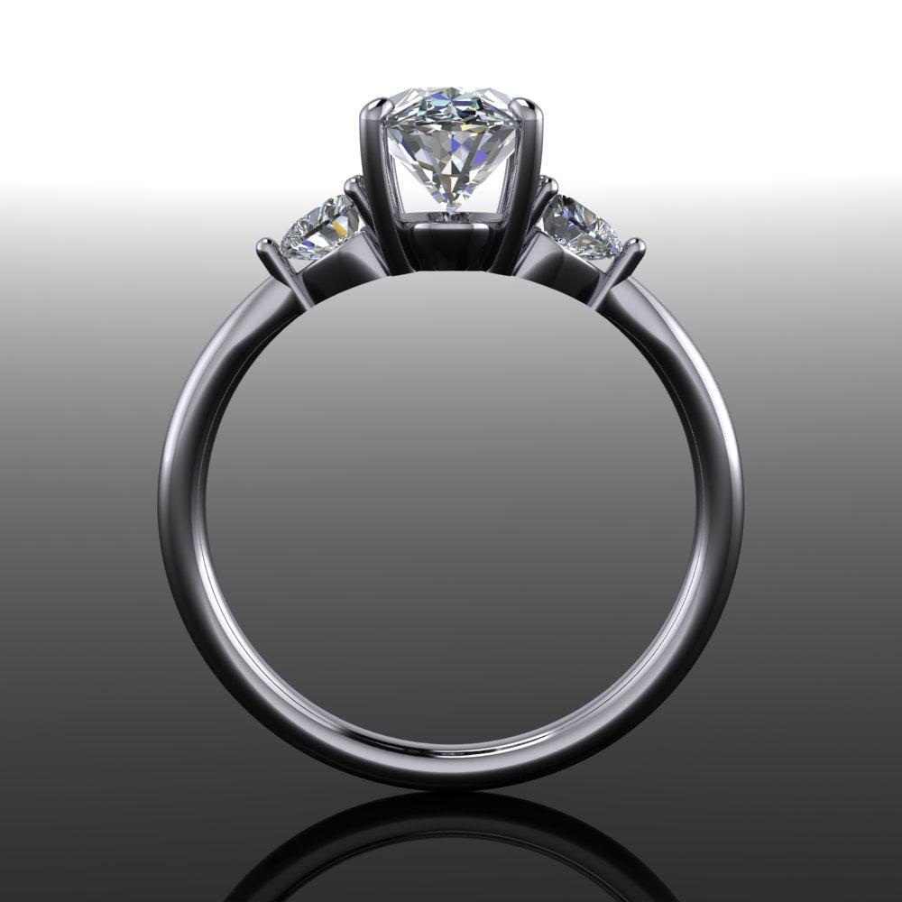 925 Silver Engagement Ring Bel Viaggio Designs, LLC