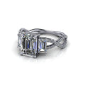 10kt white gold Engagement Ring Bel Viaggio Designs, LLC