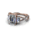 10kt rose gold Engagement Ring Bel Viaggio Designs, LLC