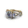 10kt yellow gold Engagement Ring Bel Viaggio Designs, LLC