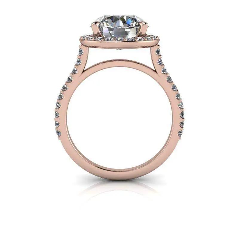 10kt rose gold Engagement Ring Bel Viaggio Designs, LLC