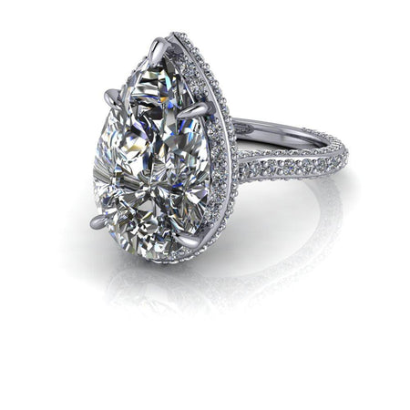 925 Silver Engagement Ring Bel Viaggio Designs, LLC