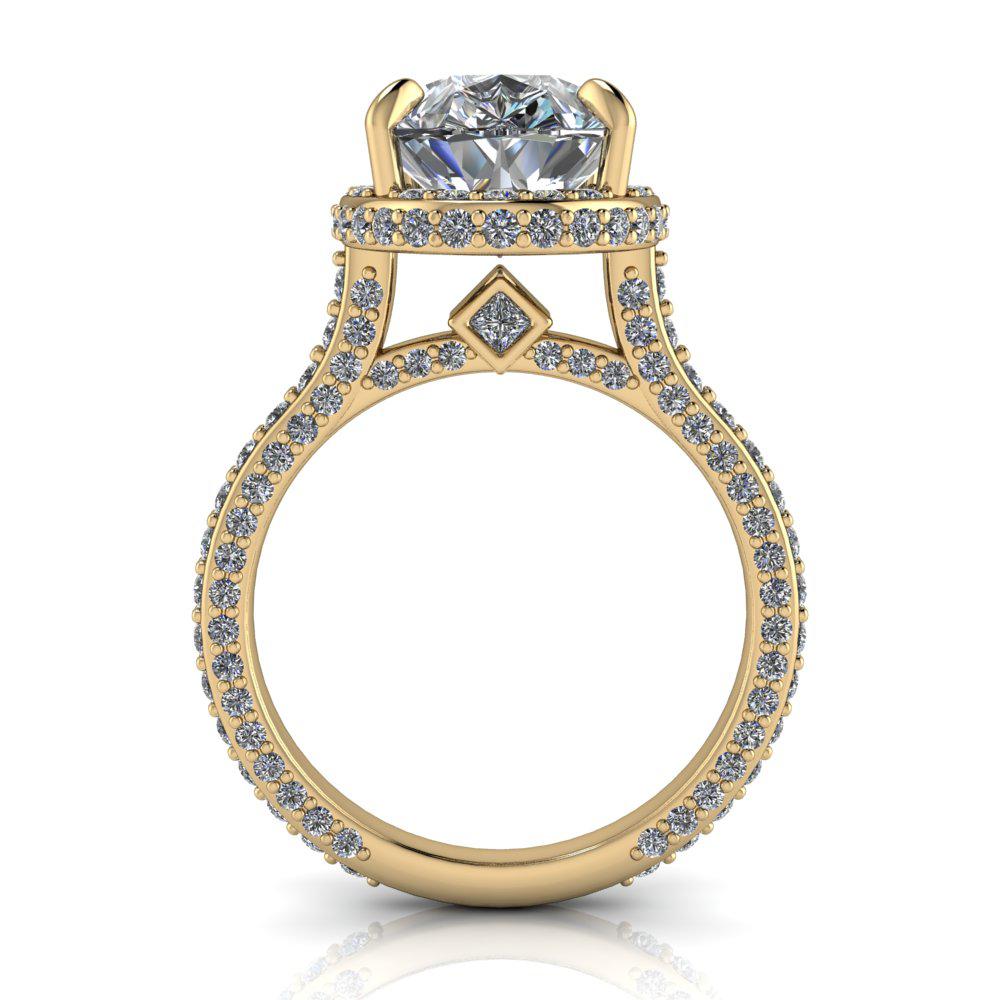 10kt yellow gold Engagement Ring Bel Viaggio Designs, LLC