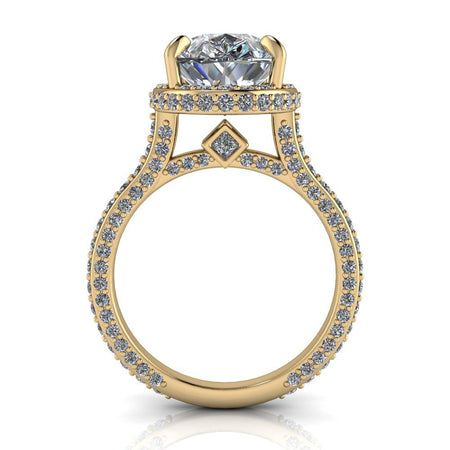 10kt yellow gold Engagement Ring Bel Viaggio Designs, LLC