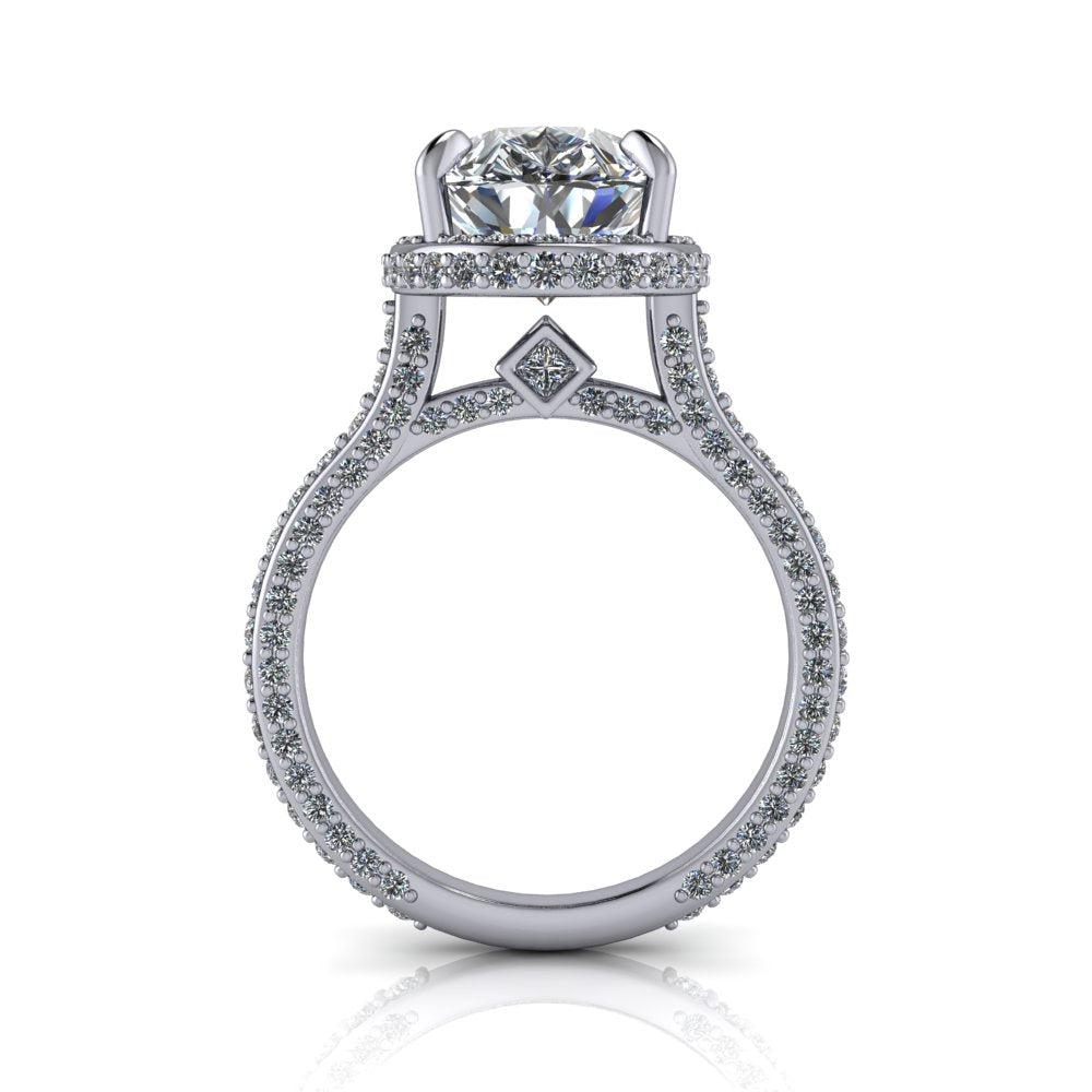 925 Silver Engagement Ring Bel Viaggio Designs, LLC