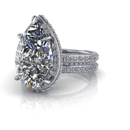 925 Silver Engagement Ring Bel Viaggio Designs, LLC