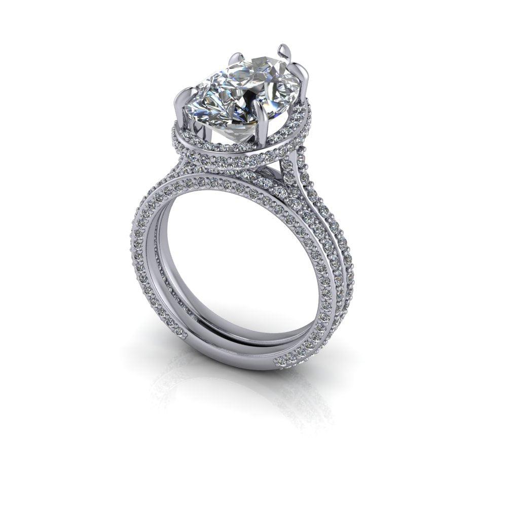 925 Silver Engagement Ring Bel Viaggio Designs, LLC