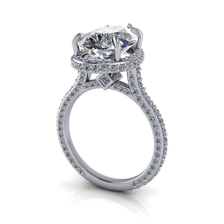 10kt white gold Engagement Ring Bel Viaggio Designs, LLC