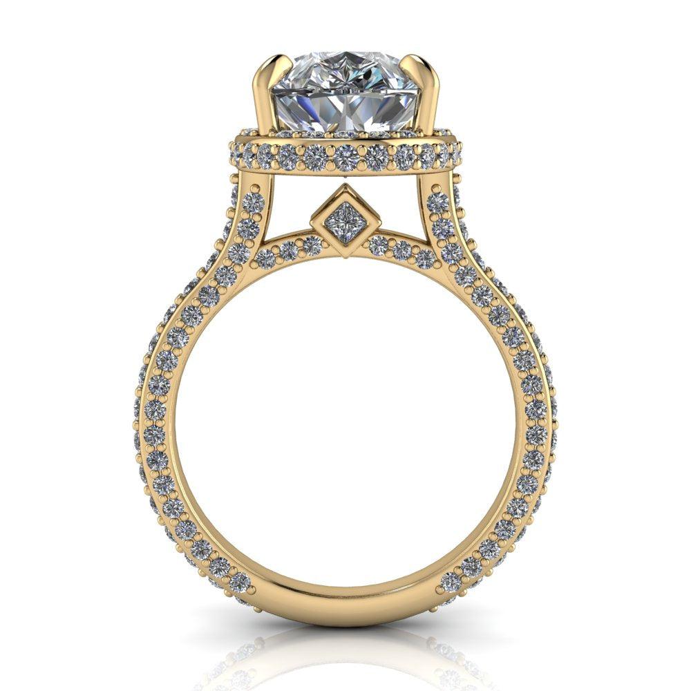 10kt yellow gold Engagement Ring Bel Viaggio Designs, LLC