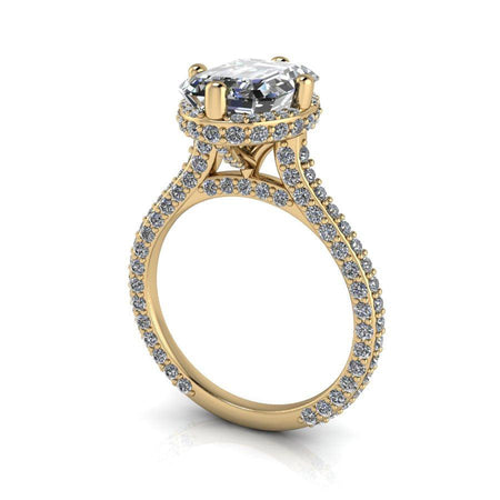 10kt yellow gold Engagement Ring Bel Viaggio Designs, LLC