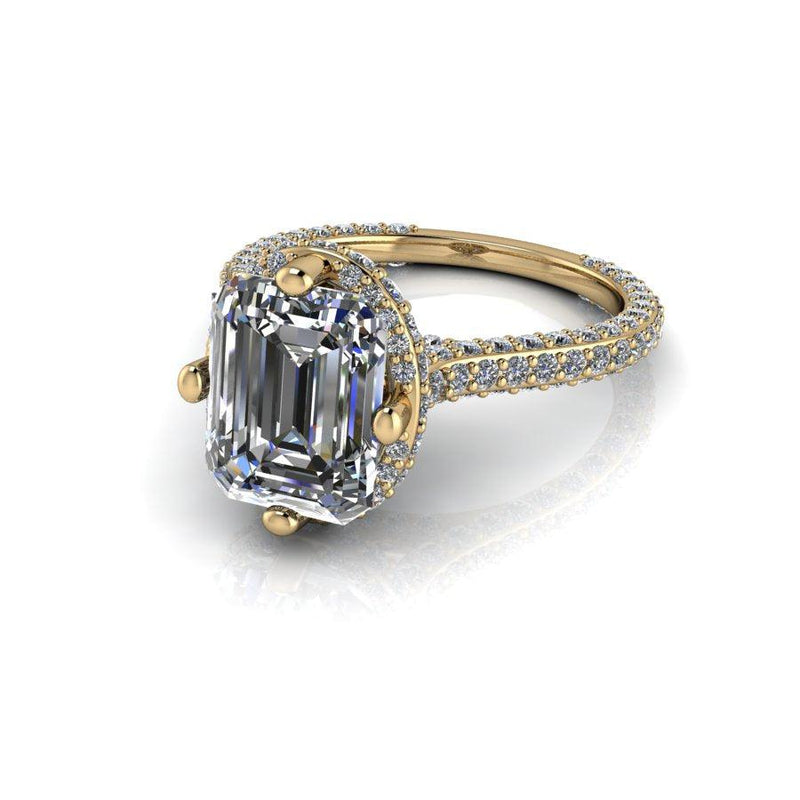 14 kt yellow gold Engagement Ring Bel Viaggio Designs, LLC