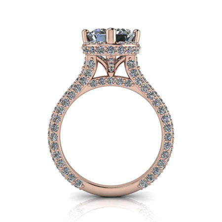 10tkt rose gold Engagement Ring Bel Viaggio Designs, LLC