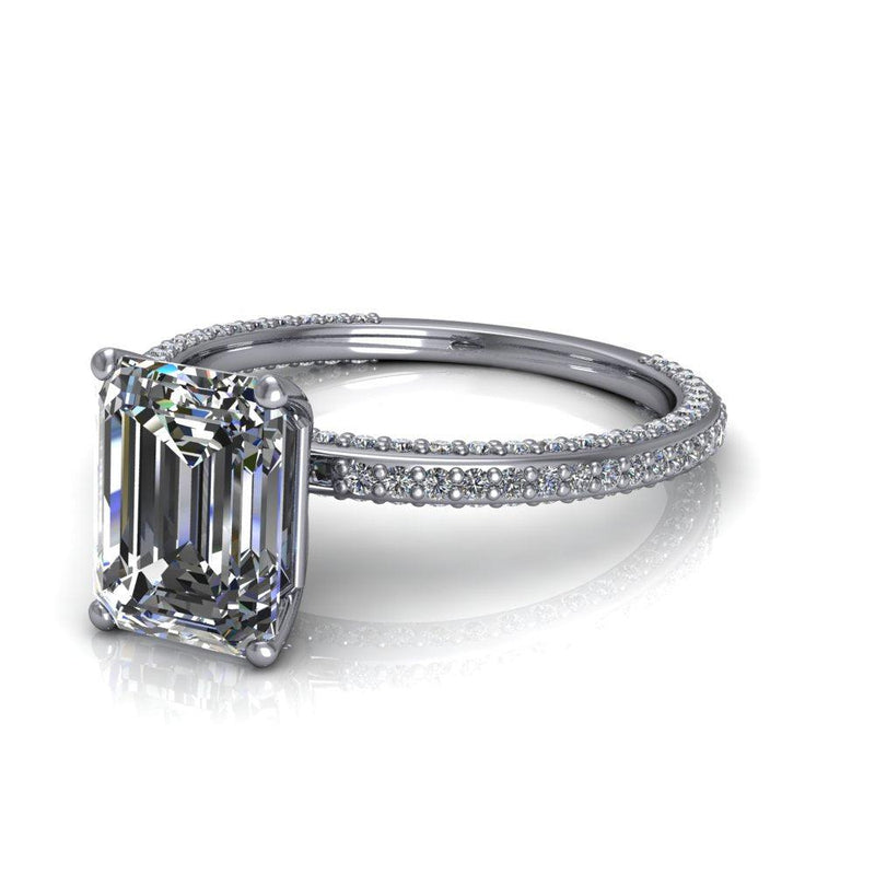 10kt white gold Engagement Ring Bel Viaggio Designs, LLC