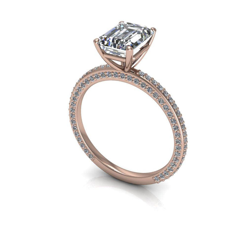 10kt rose gold Engagement Ring Bel Viaggio Designs, LLC